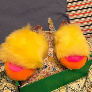 UGH X SESAME STREET BIG BIRD FLUFF YEAH SLIDE ✨👧🏽🎀